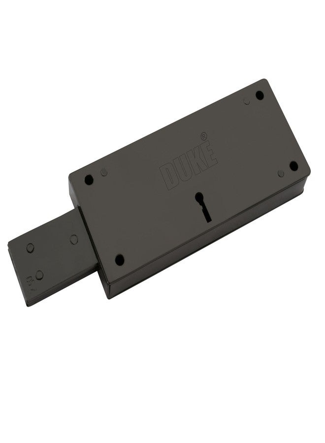 Duke Shutter Lock Sleek Pack of 2 Pieces Rolling Shutter Lock 3 Turn Shutter Locks Locks for Shutter & Main gate Color Black Steel - Image 5